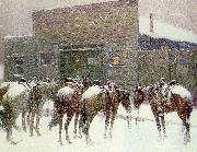 Berninghaus, Oscar Edmund The Faithful Ponies oil painting picture wholesale